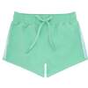 Abaco Side Stripe Boardie, Green - Swim Trunks - 1 - thumbnail