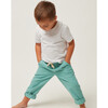 Boys Sea Blue Canvas Pant - Pants - 6