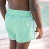 Abaco Side Stripe Boardie, Green - Swim Trunks - 3