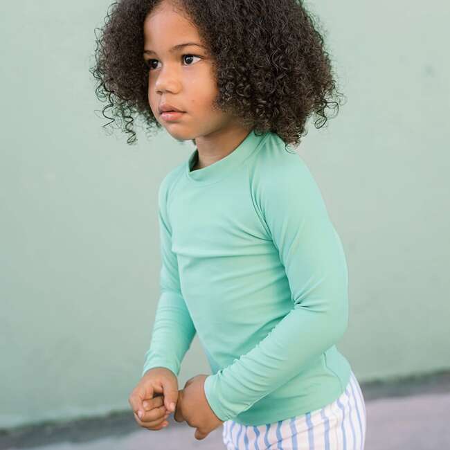 Abaco Long Sleeve Rashguard, Green - Rash Guards - 2
