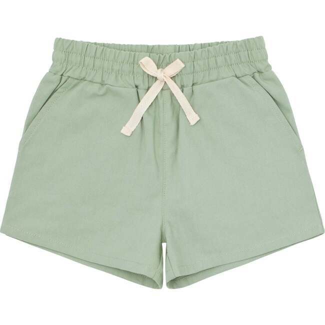 Boys Sea Marsh Green Canvas Short - Shorts - 1