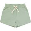 Boys Sea Marsh Green Canvas Short - Shorts - 1 - thumbnail