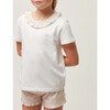 Girls Antique Floral T-Shirt And Short Set - Mixed Apparel Set - 4