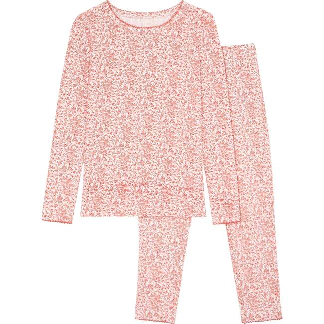 Pomegranate Floral Pima Pajamas Set