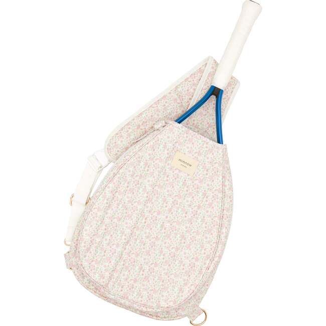 Antique Floral Coated Tennis Bag - Bags - 1