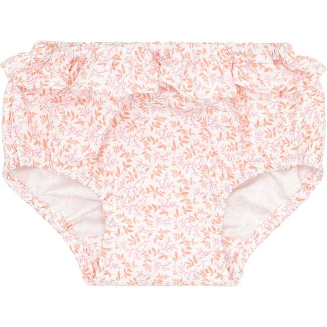 Calypso Botanic Diaper Bloomer Cover, Coral - Bloomers - 1