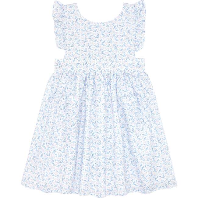 Briland Botanic Pinafore Dress, Blue - Dresses - 1