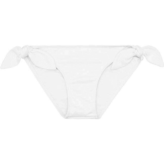 Women's Alys White Tie Knot Hipster Bikini Bottom