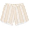 Mens Café Stripe Boardie - Swim Trunks - 1 - thumbnail