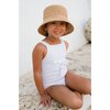 Girls Alys White Tie Front One Piece - One Pieces - 2