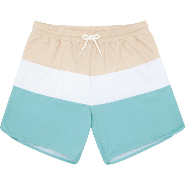 Mens Café Colorblock Boardie - Swim Trunks - 1