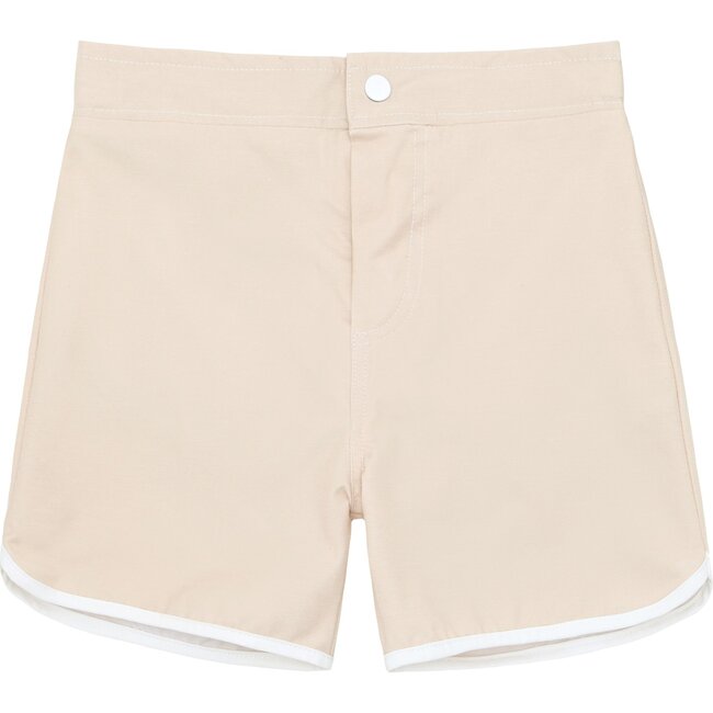 Boys Tan Sun Short - Swim Trunks - 1