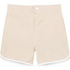 Boys Tan Sun Short - Swim Trunks - 1 - thumbnail