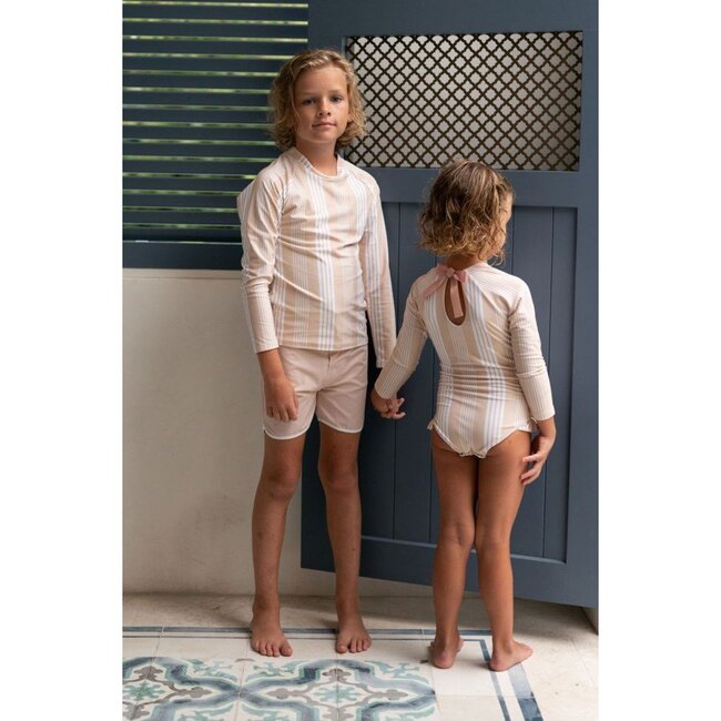 Boys Tan Sun Short - Swim Trunks - 2