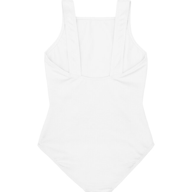 Girls Alys White Tie Front One Piece - One Pieces - 5