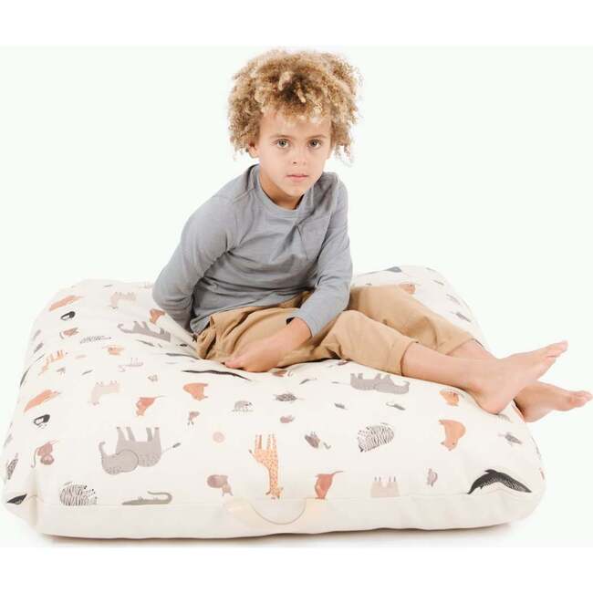 Square Floor Cushion, Menagerie - Kids Seating - 2
