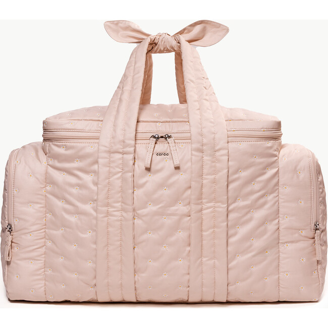 Baby Hospital Bag in Quartz Embroidered Organic Cotton