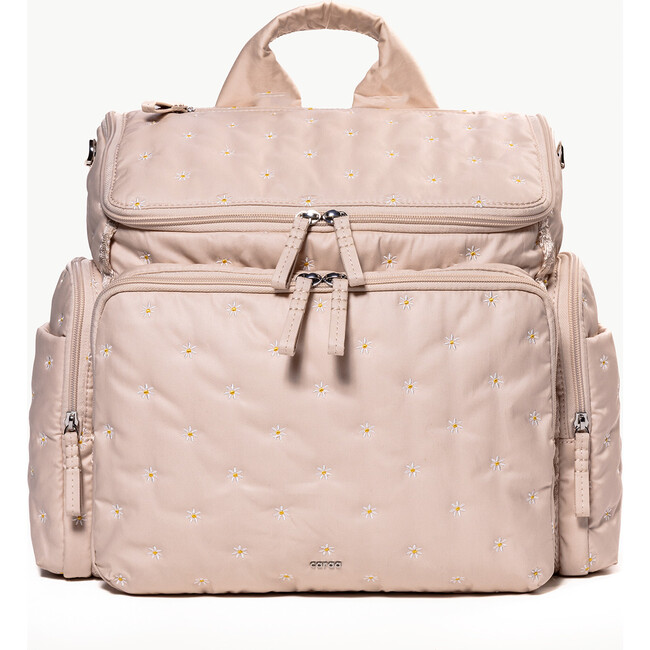 Baby Bag Large in Quartz Embroidered Organic Cotton