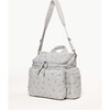 Baby Bag Large in Dove Embroidered Organic Cotton - Diaper Bags - 1 - thumbnail