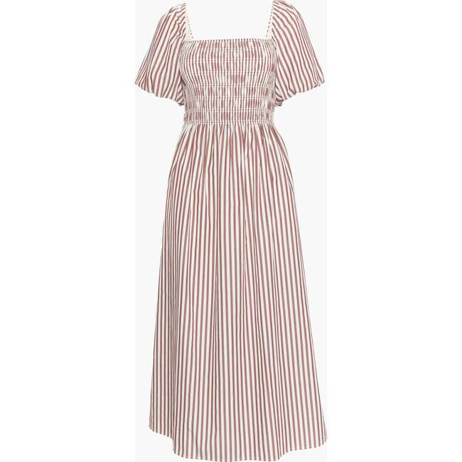 The Julia Nap Dress, Rust Stripe