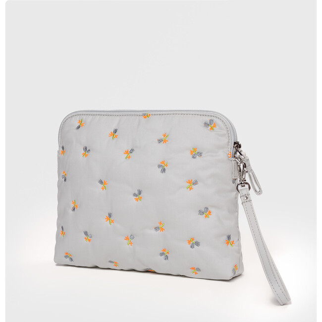 Baby Pouch in Dove Embroidered Organic Cotton - Bags - 4
