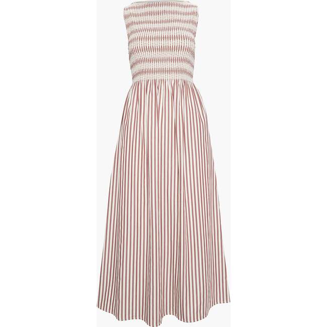 The Cosima Nap Dress, Rust Stripe