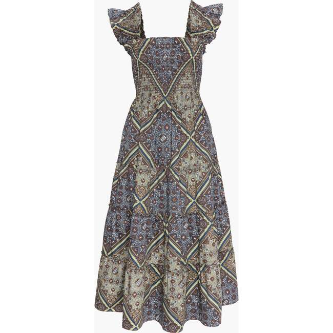 The Ellie Nap Dress, Olive Equestrian Scarf