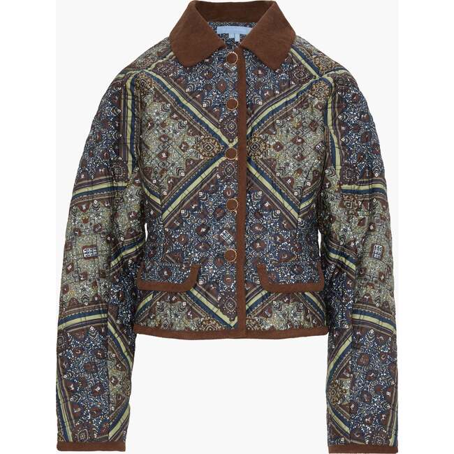 The Dax Jacket, Olive Equestrian Scarf
