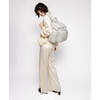 Baby Bag Large in Dove Embroidered Organic Cotton - Diaper Bags - 4