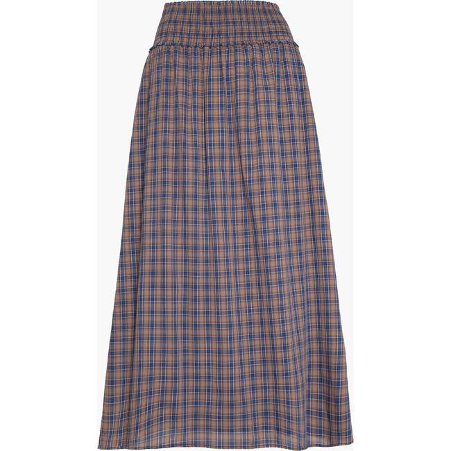 The Delphine Nap Skirt, Brown Spencer Plaid