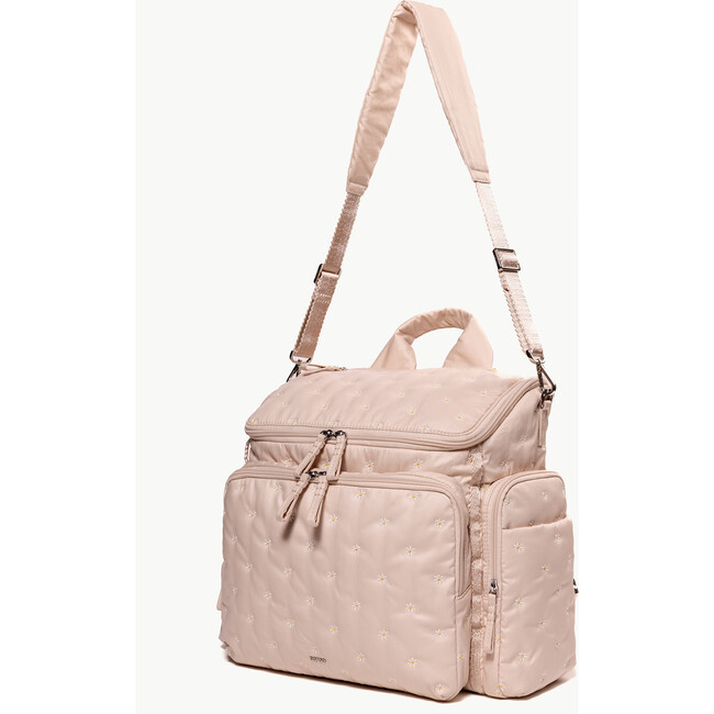 Baby Bag Large in Quartz Embroidered Organic Cotton - Diaper Bags - 5