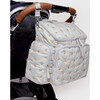 Baby Bag Large in Dove Embroidered Organic Cotton - Diaper Bags - 5