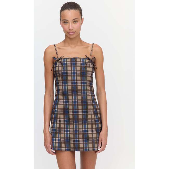 The Rennie Dress, Brown Spencer Plaid - Dresses - 3