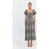 The Scarlett Midi Nap Dress, Olive Equestrian Scarf - Dresses - 2