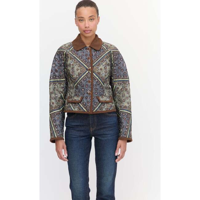 The Dax Jacket, Olive Equestrian Scarf
