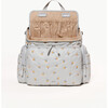 Baby Bag Large in Dove Embroidered Organic Cotton - Diaper Bags - 7