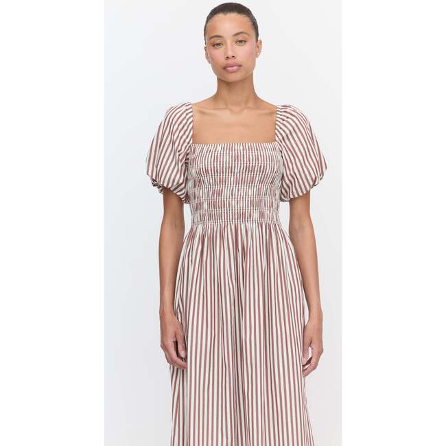 The Julia Nap Dress, Rust Stripe - Dresses - 4