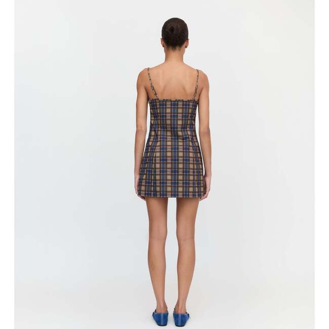 The Rennie Dress, Brown Spencer Plaid - Dresses - 5