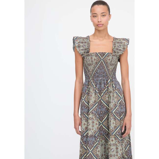 The Ellie Nap Dress, Olive Equestrian Scarf - Dresses - 3