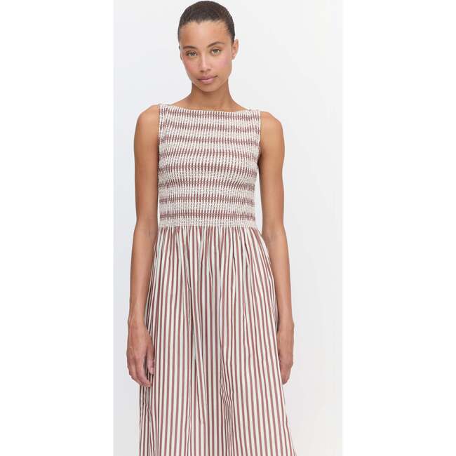 The Cosima Nap Dress, Rust Stripe - Dresses - 3