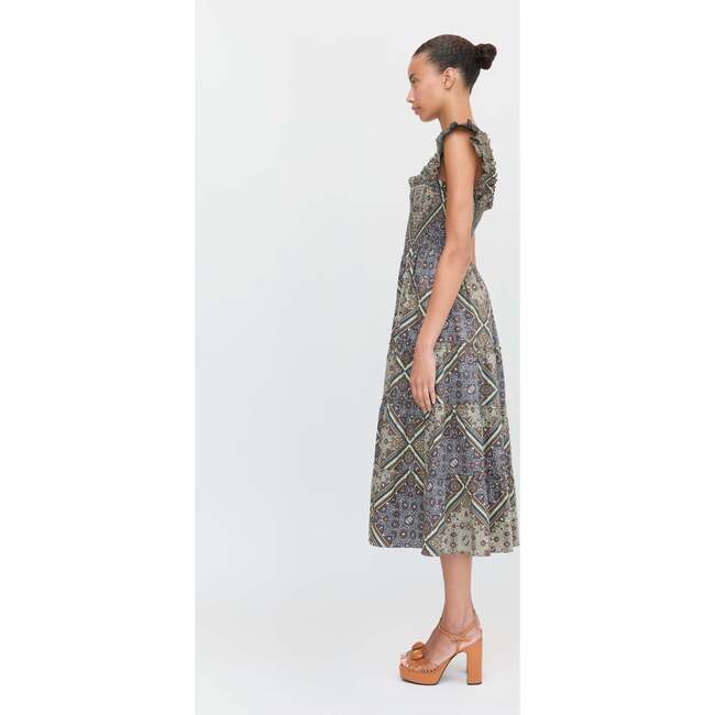 The Ellie Nap Dress, Olive Equestrian Scarf - Dresses - 4