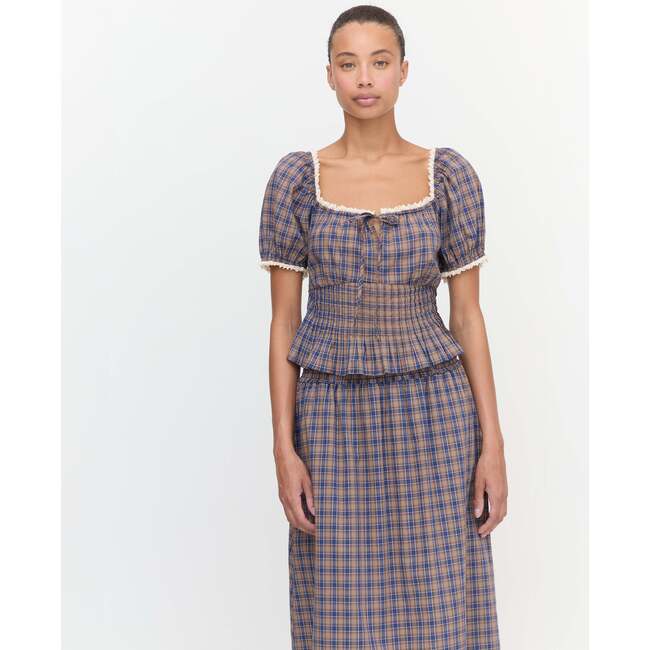The Delphine Nap Skirt, Brown Spencer Plaid - Skirts - 3