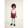 Smocked Girls Skirt Lilla, Red Plaid - Skirts - 2