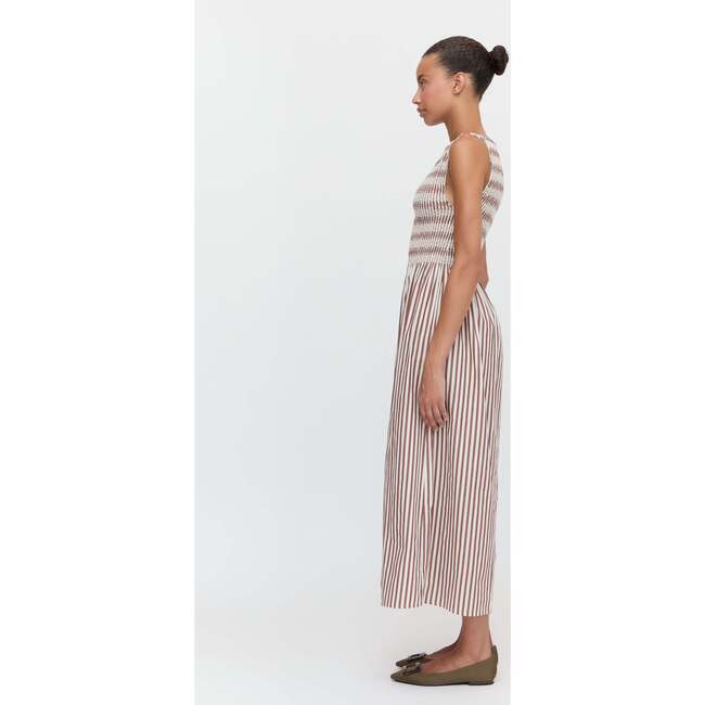 The Cosima Nap Dress, Rust Stripe - Dresses - 4