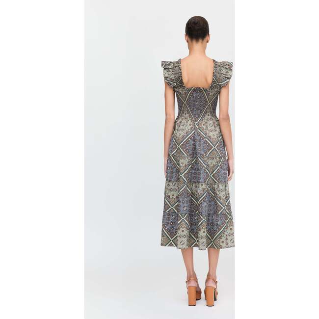 The Ellie Nap Dress, Olive Equestrian Scarf - Dresses - 5