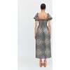 The Scarlett Midi Nap Dress, Olive Equestrian Scarf - Dresses - 5