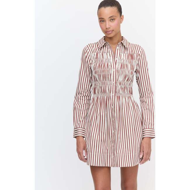 The Mira Nap Dress, Rust Stripe - Dresses - 4