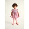 Smocked Baby Dress Lavender, Pink Floral - Dresses - 2