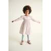 Smocked Girls Dress, Amethyst, Pink Floral - Dresses - 2