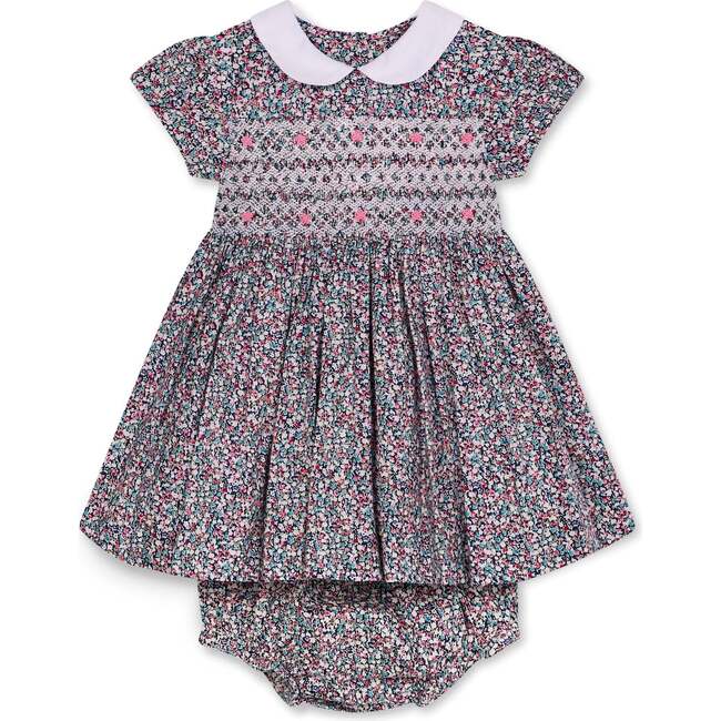 Smocked Baby Dress Isla, Ditsy Floral